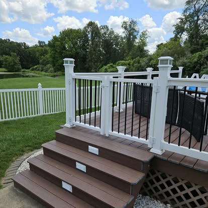 Arrow Fence Railing Systems - vinyl and metal