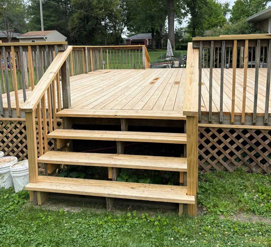 Railings add both safety and visual appeal to your property. Arrow Fence Inc. installs railings for decks, porches, stairs, walkways, and other areas where stability and protection are important. Our railing systems are designed to meet local safety standards while complementing your home’s architecture. Common railing installations include: • Deck railings • Porch railings • Stair railings • Balcony railings • Entryway railings • Walkway railings We offer railings in several materials to match your fencing, decking, or exterior design.